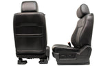 2009 - 2014 Ford F150 Front Seats, Lariat Black Leather, Heated Cooled OEM