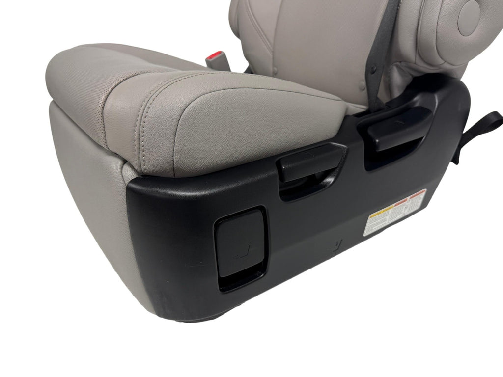 2011–2020 Toyota Sienna 2nd Row Captain's Chair Recliner Seats, Gray Leather OEM