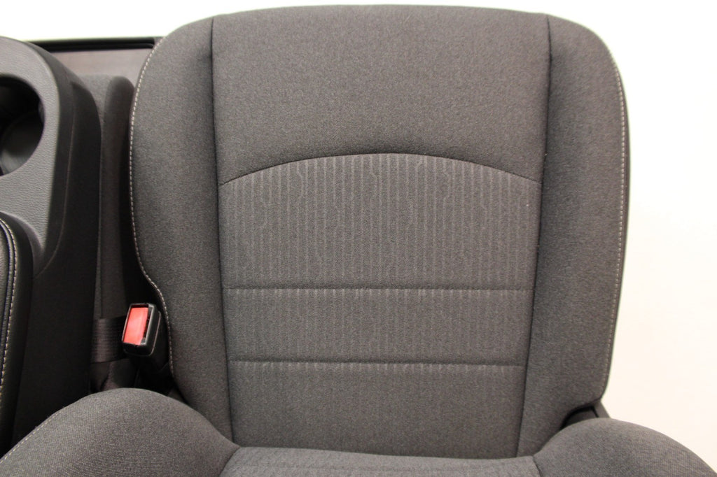2019-2024 Ram Classic Front Seats, Diesel Gray Black Cloth, Manual w/ Jump Seat