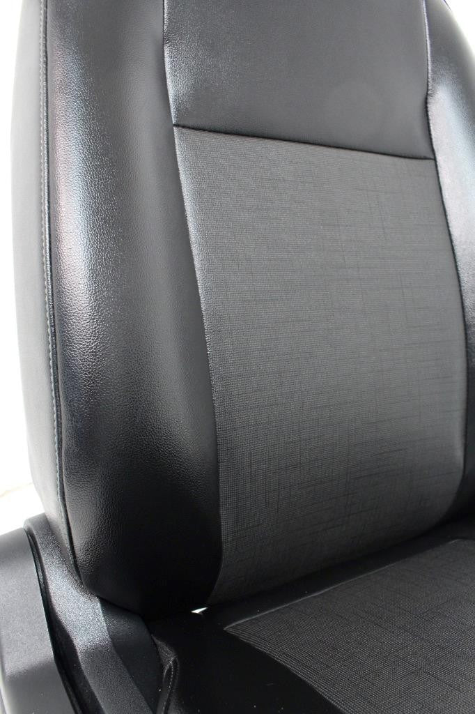 2015 - 2026 Ford Transit Seats, Black Dark Gray Vinyl, Manual w/ Armrest OEM