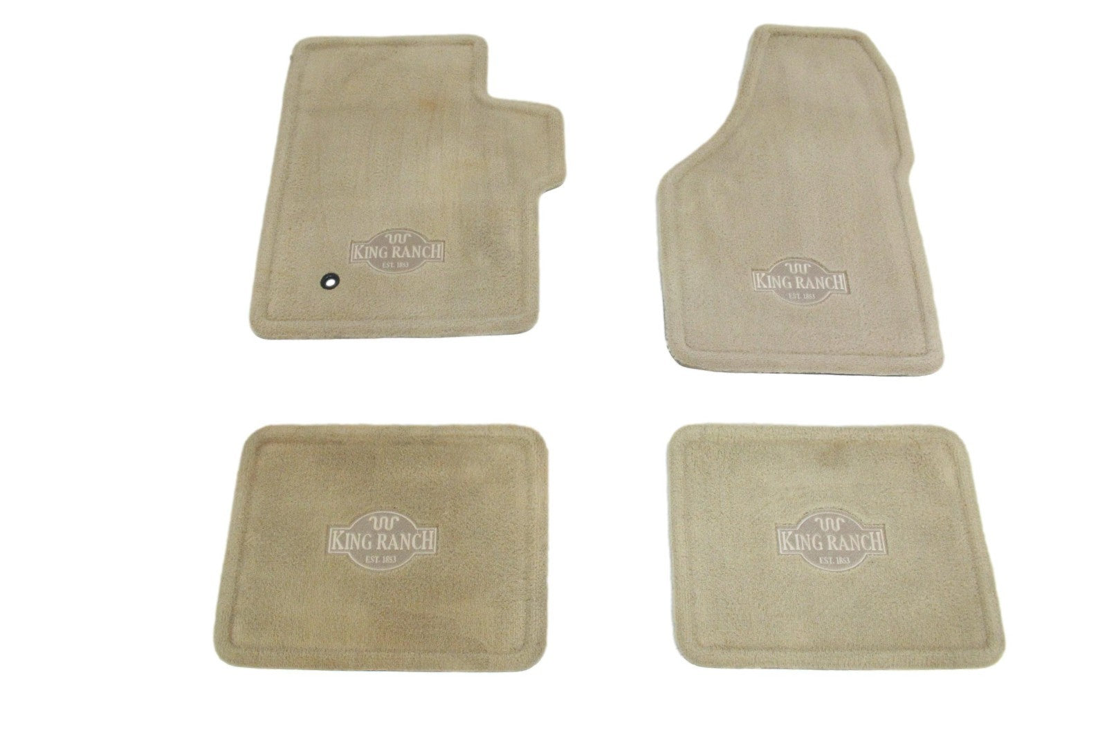 2011 - 2016 Ford F250 F350 Super Duty King Ranch Floor Mats Tan Adobe 4pc Set