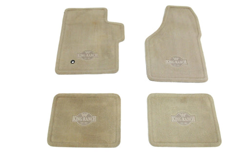 2011 - 2016 Ford F250 F350 Super Duty King Ranch Floor Mats Tan Adobe 4pc Set