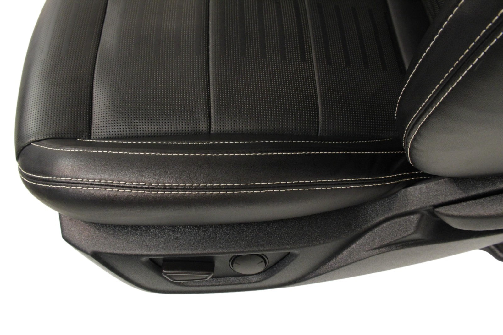 2015-2023 Ford Mustang Seats Set, Shelby GT500 Coupe Black Leather Heated Cooled