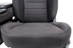 2002 - 2024 OEM Dodge Ram Front Seat, Split Bench, Manual Black Cloth w Jumpseat