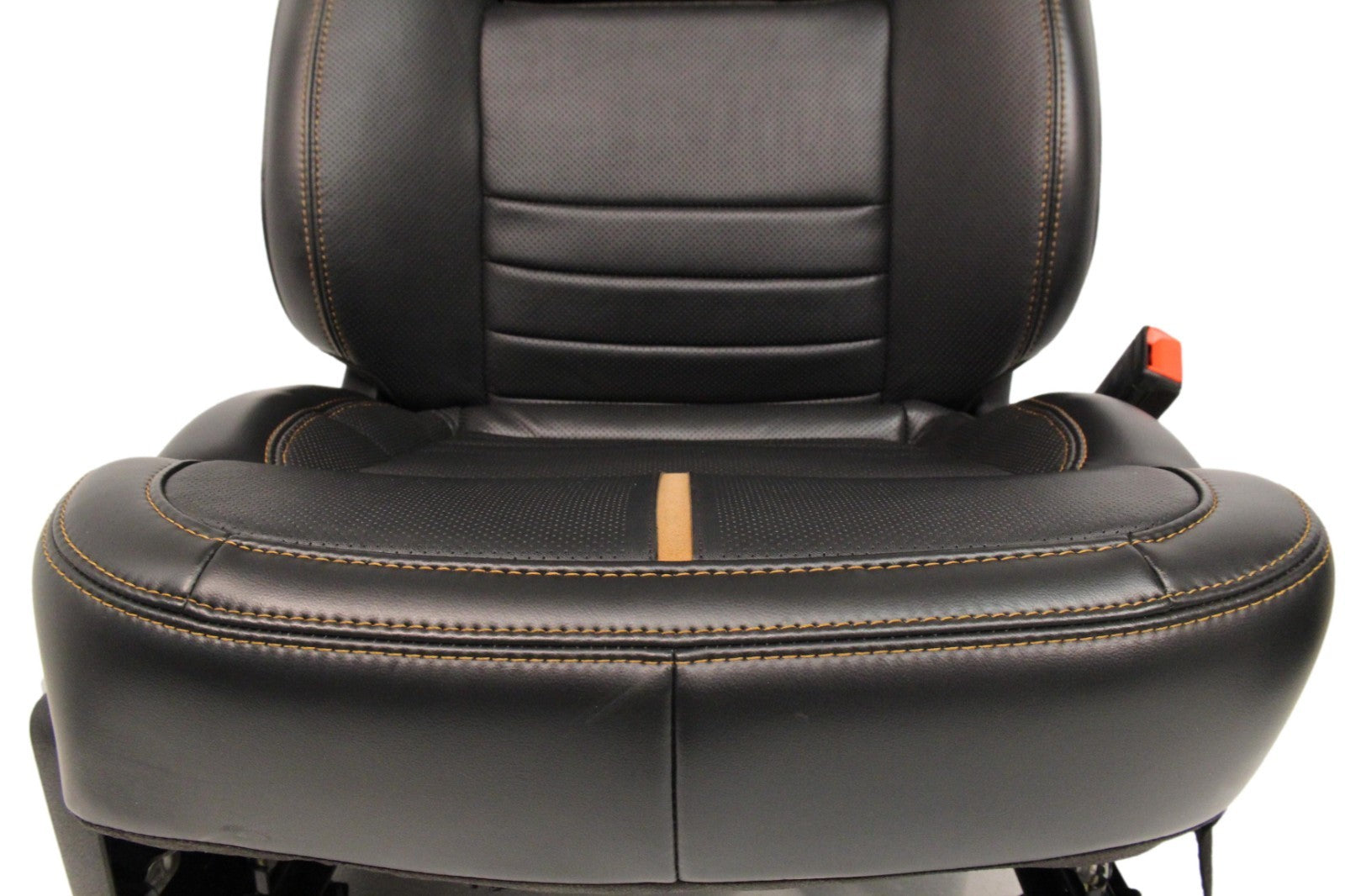 2023 + Ford Super Duty Platinum Front Seats, Black Leather Max Recline Massaging