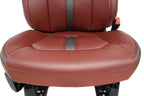 2018 - 2020 Ford F150 & Super Duty Platinum Seats Set, Dark Marsala Leather OEM