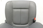 2009 - 2014 Ford F150 Front Seats, XLT Steel Gray Leather w/ Power Driver Seat
