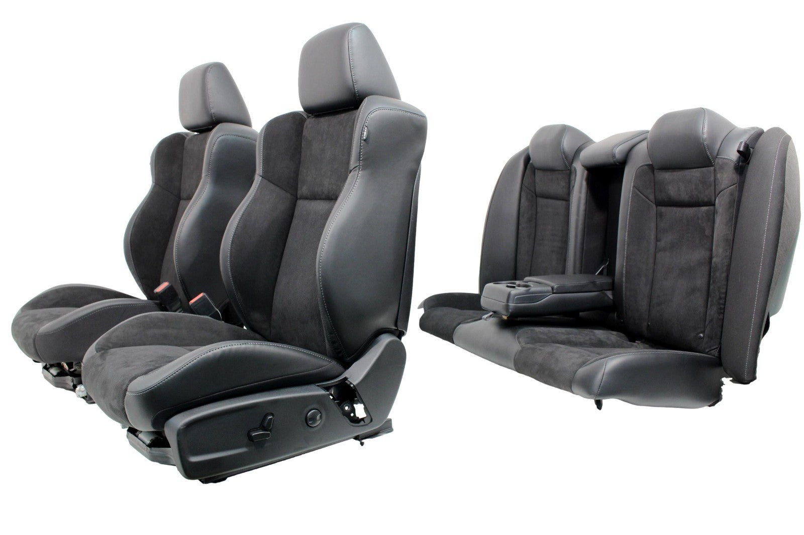 2015-2023 Dodge Charger SEATS BRAND NEW Front & Rear Black Leather Suede Set OEM