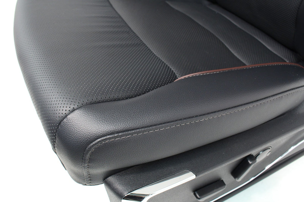 2021+ Ford F150 Super Duty Front Seats, Lariat Sport Black Leather Brown OEM
