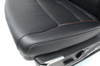 2021+ Ford F150 Super Duty Front Seats, Lariat Sport Black Leather Brown OEM