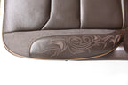 2019 - 2025 Ram 1500 Longhorn Saddle Leather Heated & Cooled Front Seats Takeout
