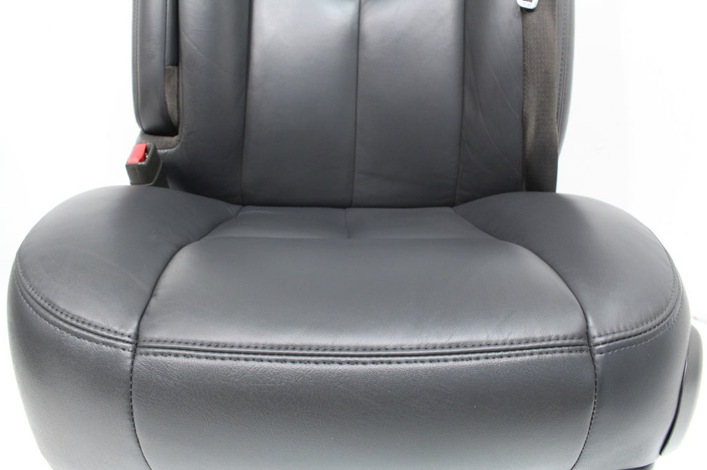 1999 - 2007 Chevy Silverado Seats, OEM Powered Heated Dark Pewter Leather