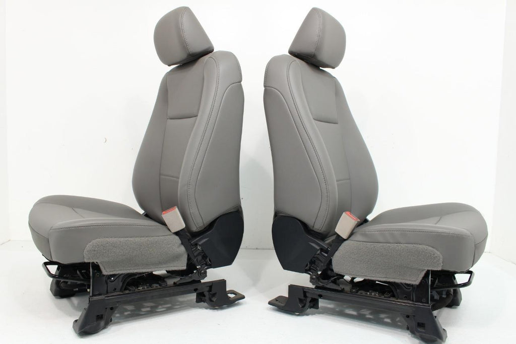 2015 - 2022 Ford F150 & Super Duty Front Seat Pair, All Cabs XL Earth Gray Vinyl