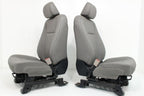 2015 - 2022 Ford F150 & Super Duty Front Seat Pair, All Cabs XL Earth Gray Vinyl