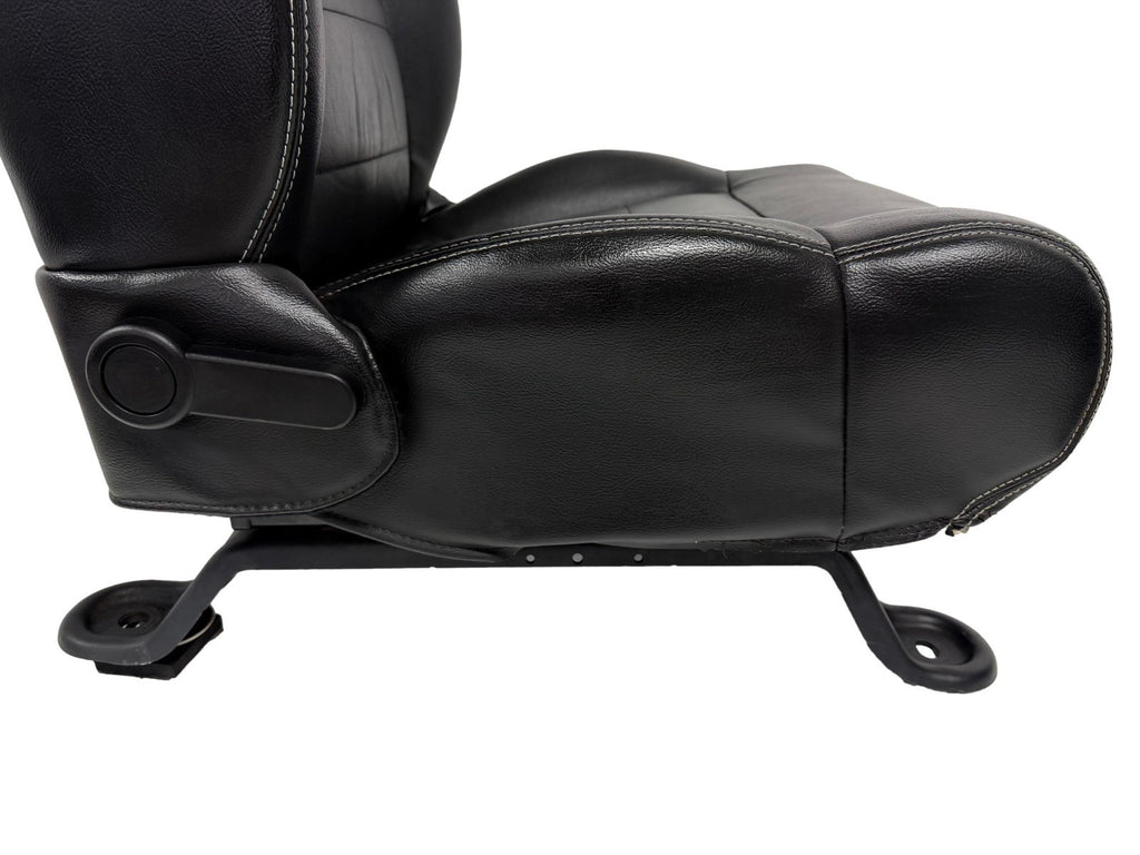 2007-2018 Jeep JK JKU 4-Door Wrangler Unlimited Front Seats, Black Leather Heat