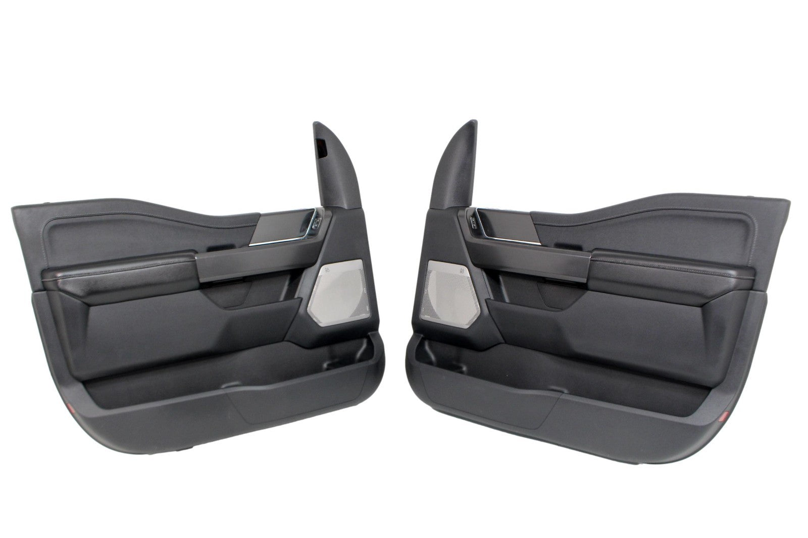 2021-2026 Ford F-150 Lariat Front Door Panel Pair, Black B&O Sound Ambient OEM