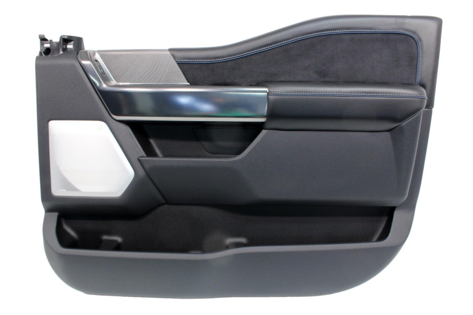 2023-2026 Ford Super Duty Platinum Front Door Panels Set | Black Onyx & Blue OEM