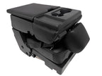 2015-2025 F150 Super Duty Console → Jump Seat Conversion Kit Black Leather Gray