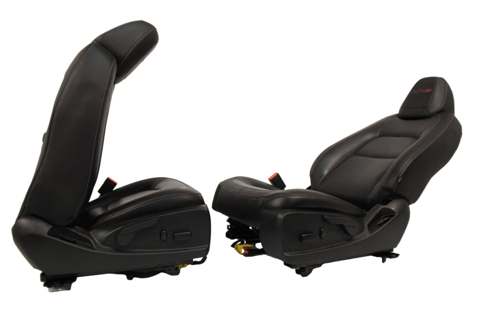 2015 - 2022 Chevy Colorado Seats Set – ZR2 Crew Cab Black Leather Power Heat