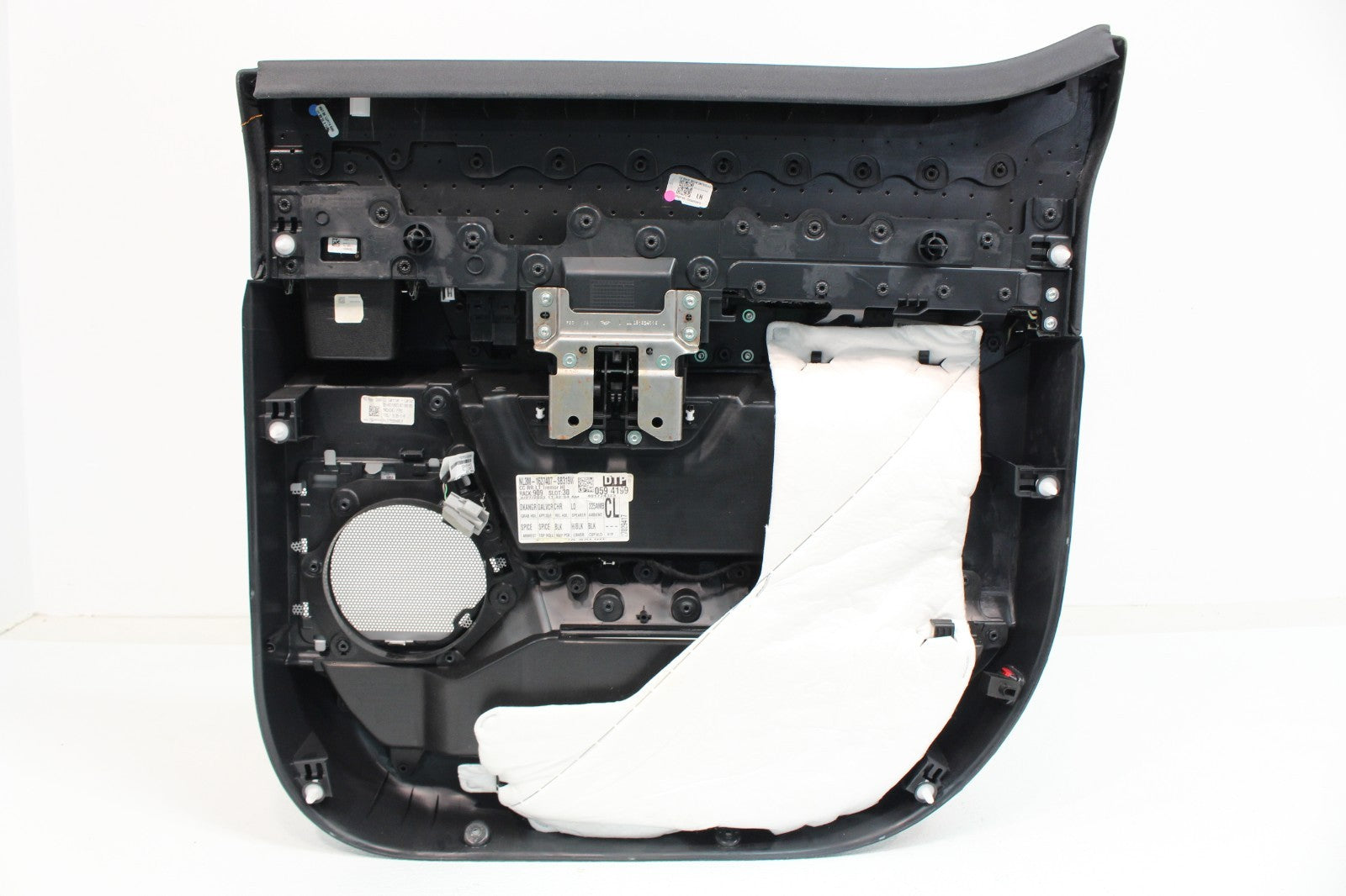 2021 - 2025 Ford F-150 Tremor Rear Driver Door Panel | Black & Active Orange