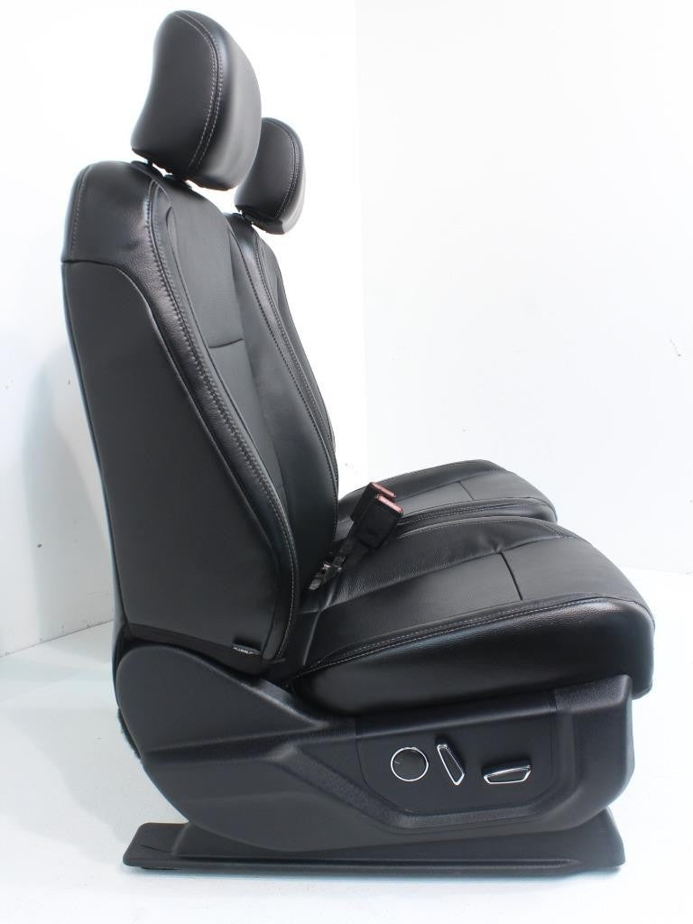 2015-2022 Ford F150 Super Duty Lariat Front Seats, Black Leather Heat Ventilated
