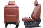 2018 - 2020 Ford F150 & Super Duty Platinum Seats Set, Dark Marsala Leather OEM