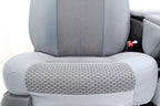 1999 - 2016 Ford Super Duty Front Seats, XLT Steel Gray Cloth Power w/ Jumpseat