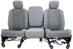 2009 - 2018 Dodge Ram Front Bench Seat, Powered w/ Center Jumpseat, Diesel Gray
