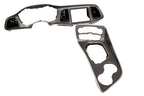 2015-2023 OEM Challenger SRT Hellcat Dash Console Trim Bezel Set - Dark Engine