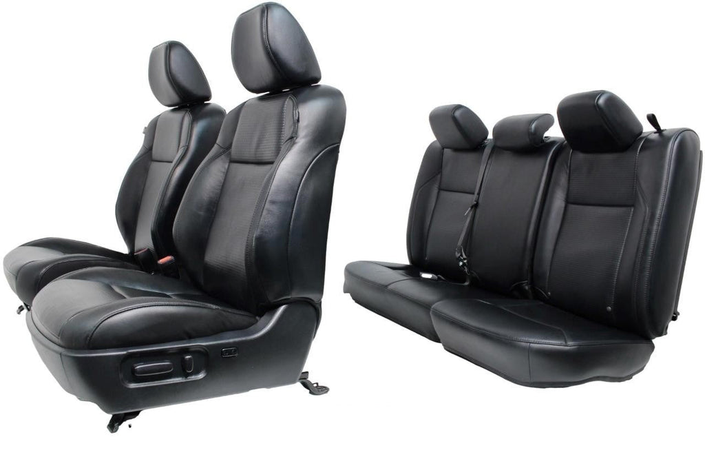 2016 - 2023 Toyota Tacoma Seats, Crew Cab Black Leather Powered Heat TRD Limited