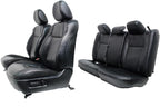2016 - 2023 Toyota Tacoma Seats, Crew Cab Black Leather Powered Heat TRD Limited