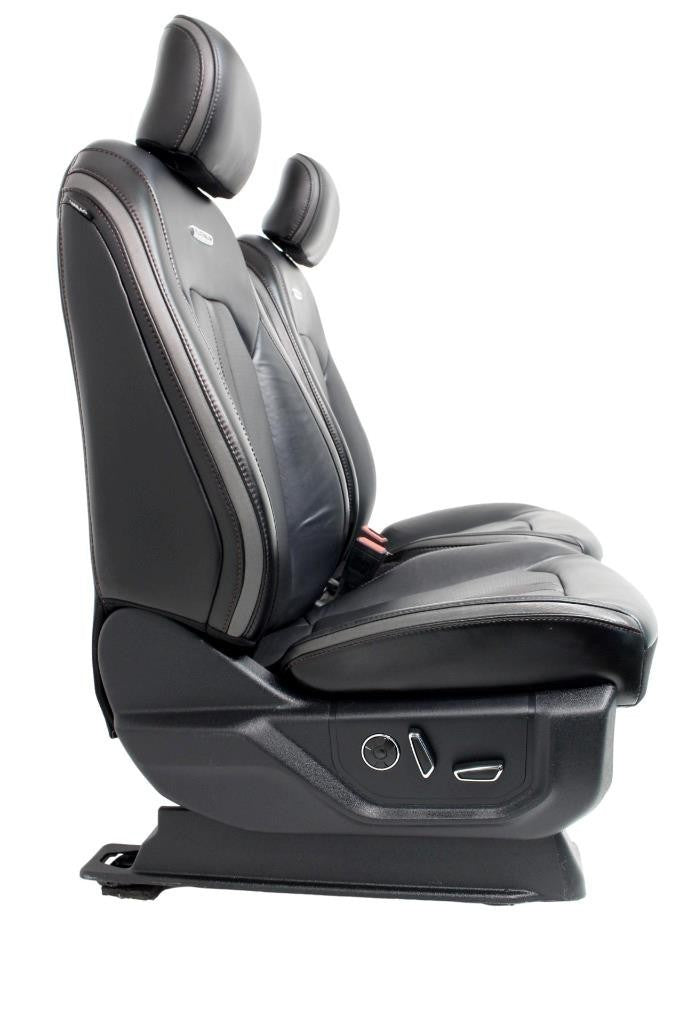 2015 - 2022 Ford F150 Super Duty Platinum Front Seats, Black Leather Heat & Cool