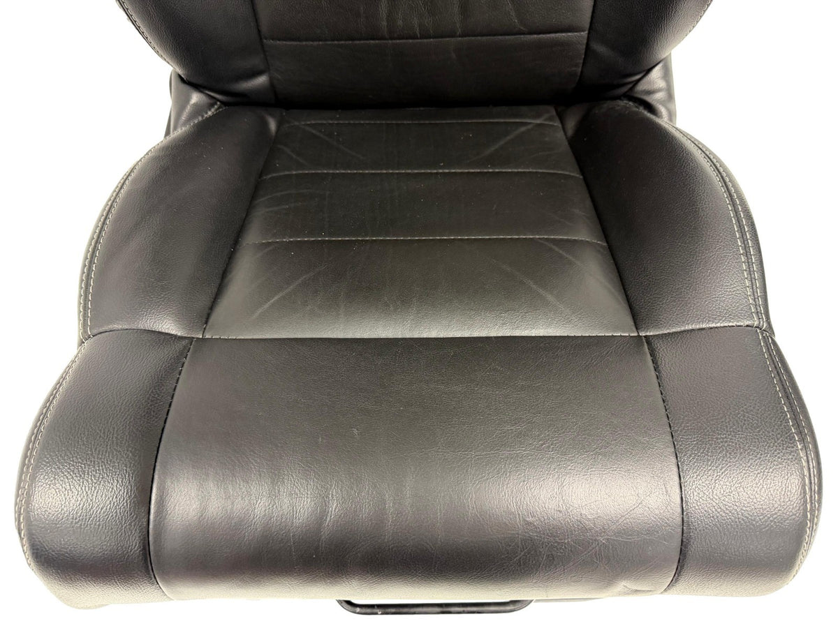 2007-2018 Jeep JK JKU 4-Door Wrangler Unlimited Front Seats, Black Leather Heat