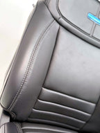 2021 - 2026 F-150 Super Duty Platinum Front Seats, Black Leather Gray Massaging