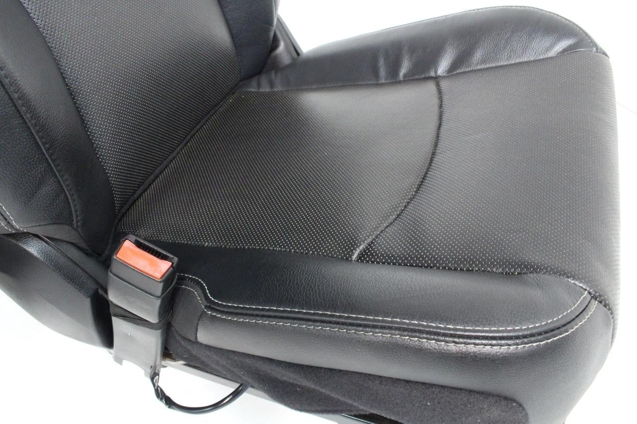 2002 - 2018 Ram Front Seats, Laramie Black Leather Heated Cooled w/ Memory