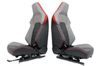 2022 - 2025 VW Golf GTI Mk 8.5 Seats Set Two-Tone Leather Black Gray Heat Cool