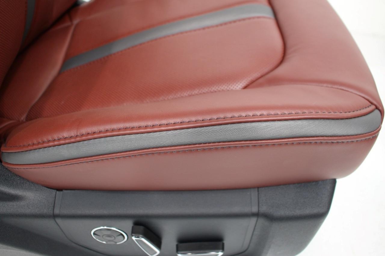 2018 - 2020 Ford F150 & Super Duty Platinum Seats Set, Dark Marsala Leather OEM