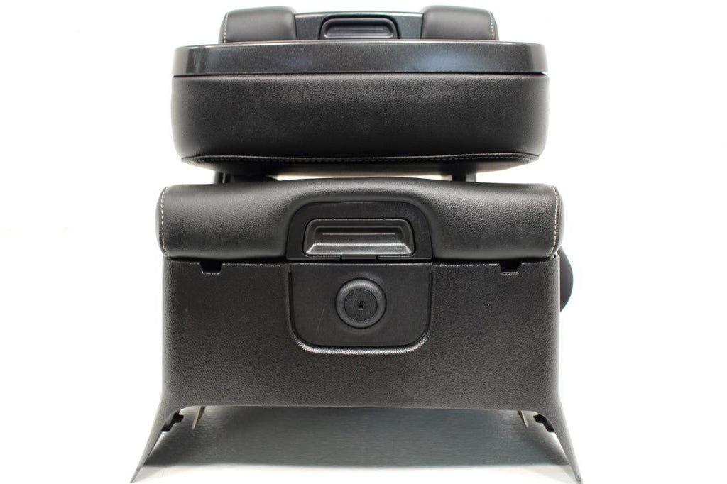 2014 - 19 Chevy Silverado GMC Sierra Black Leather Folding Jump Seat Console Kit