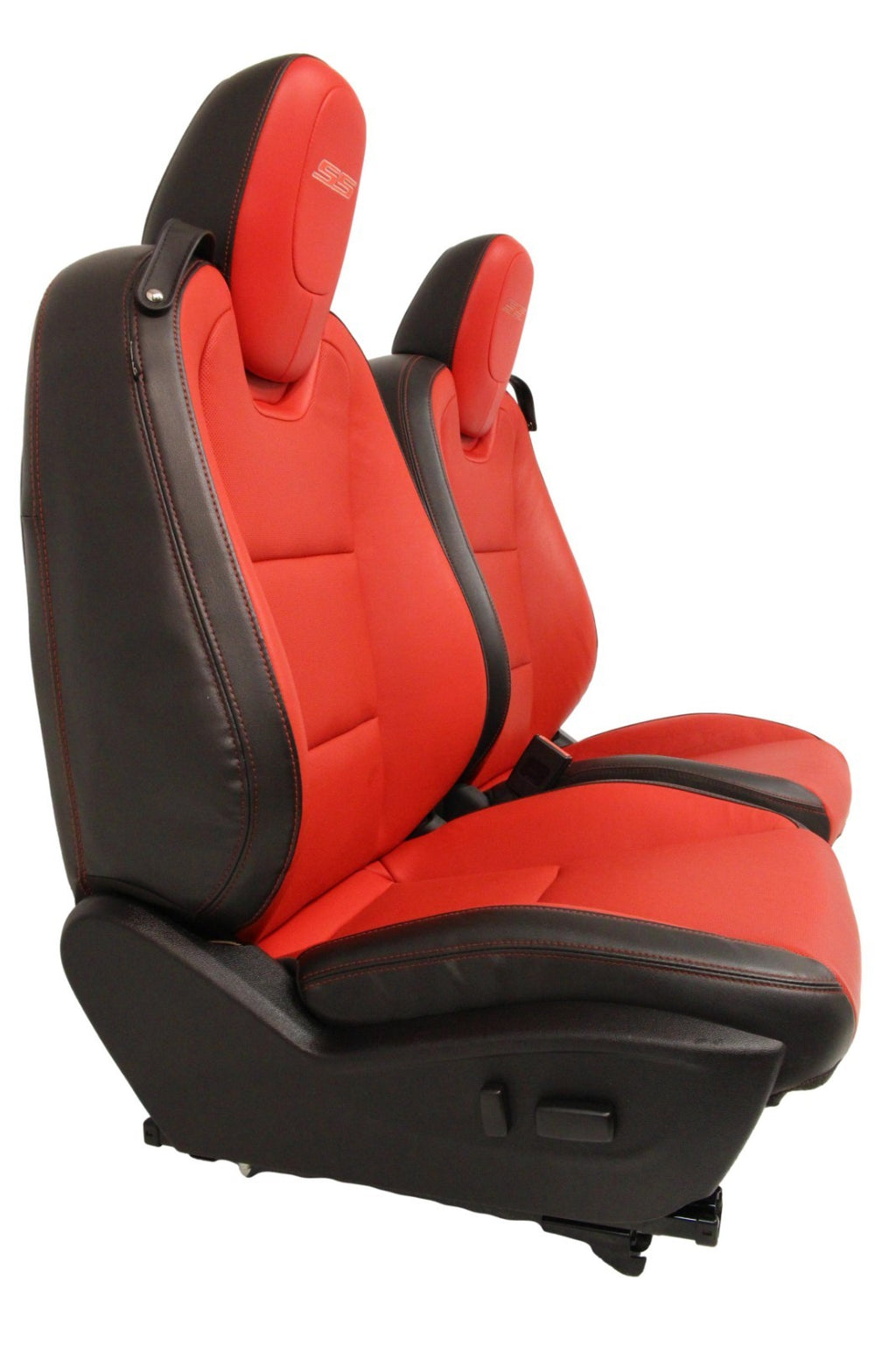 2010 - 2015 Chevrolet Camaro SS Front Seats, Inferno Orange Leather Heated 2SS