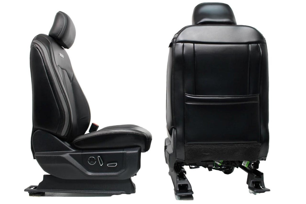 2017 - 2022 Ford Super Duty Platinum Front Seats, Black Leather Heat & Cool