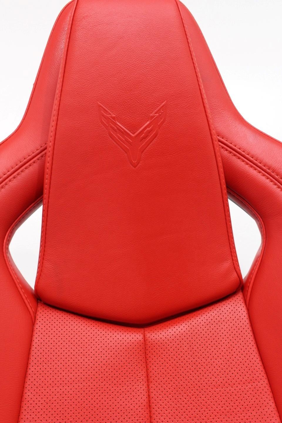 2020 - 2025 Chevy Corvette C8 Seats GT1 Adrenaline Red Leather 8-Way Power