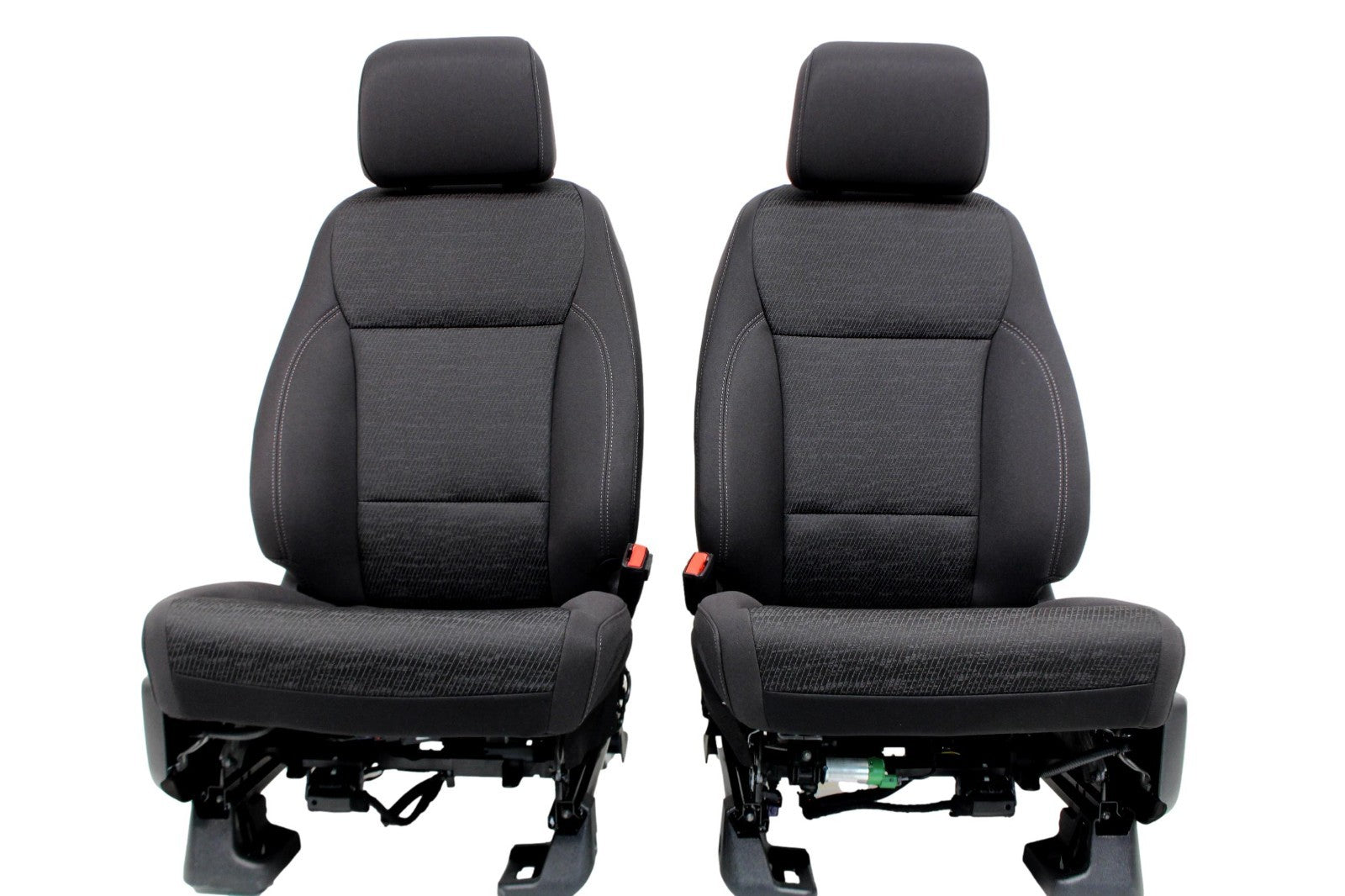 2021 - 2026 Ford F150 & Super Duty Front Seats, Sport Black Cloth Power Heat XLT