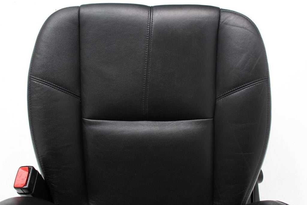 2007-2014 GM Silverado Tahoe Front Seats, LT Black Leather Lumbar w Driver Power
