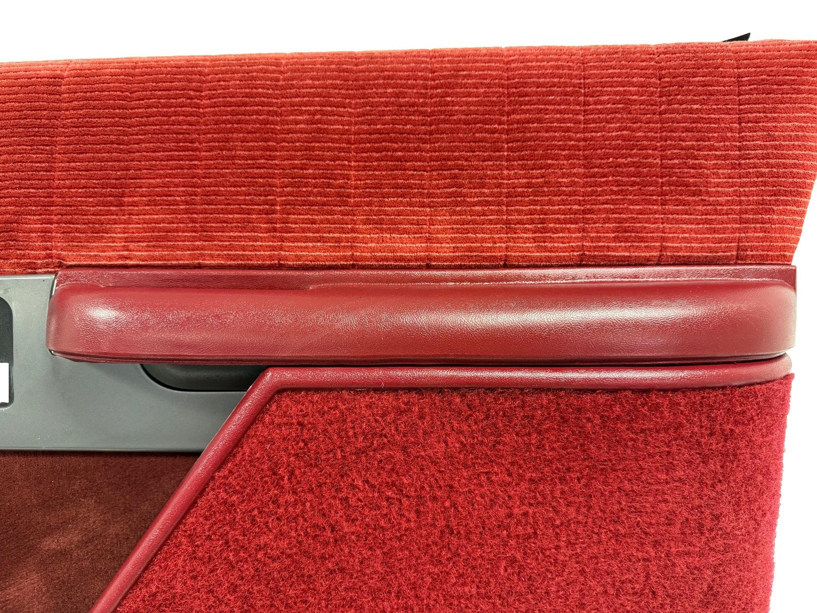88-94 Chevy GMC Silverado Suburban C/K OBS Front Door Panels, Garnet Red MINT