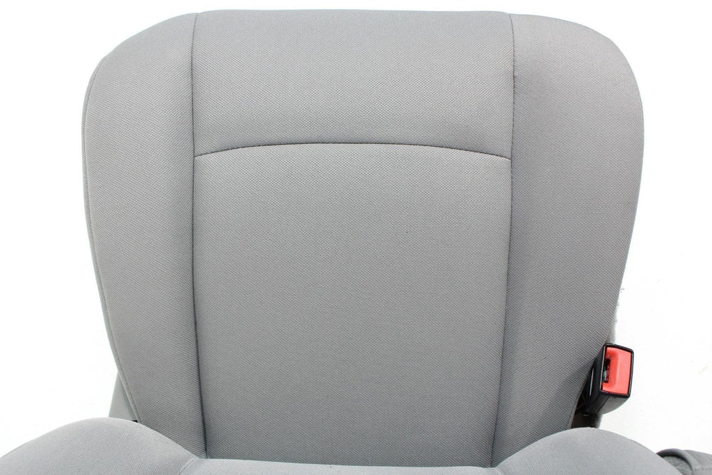 Ford Econoline Front Bucket Seats, Gray Cloth w/ Folding Armrests, Fits 1997+