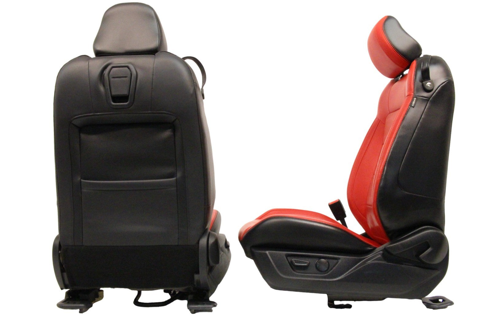 2015 - 2023 Ford Mustang Front Seats, GT Premium Coupe - Showstopper Red Leather