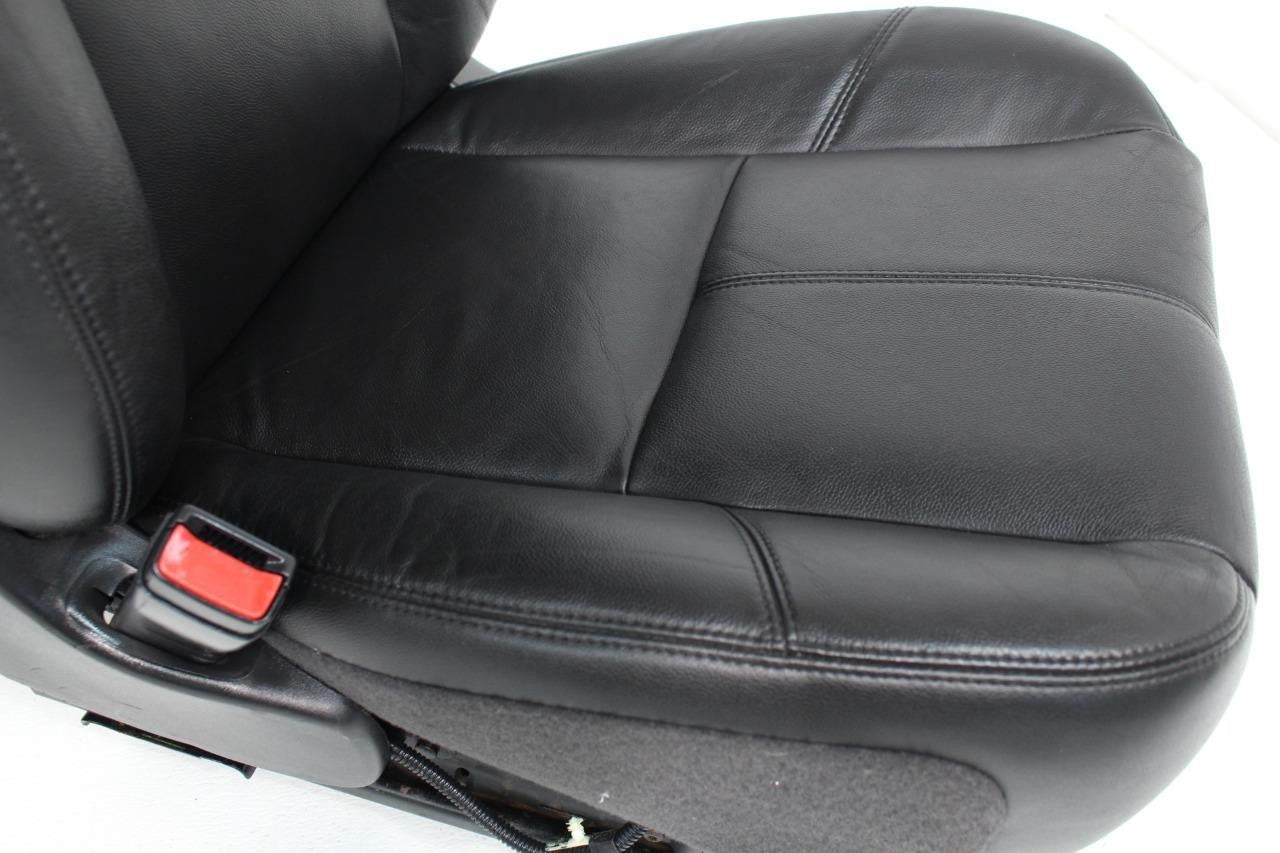 2007-2014 GM Silverado Tahoe Front Seats, LT Black Leather Lumbar w Driver Power
