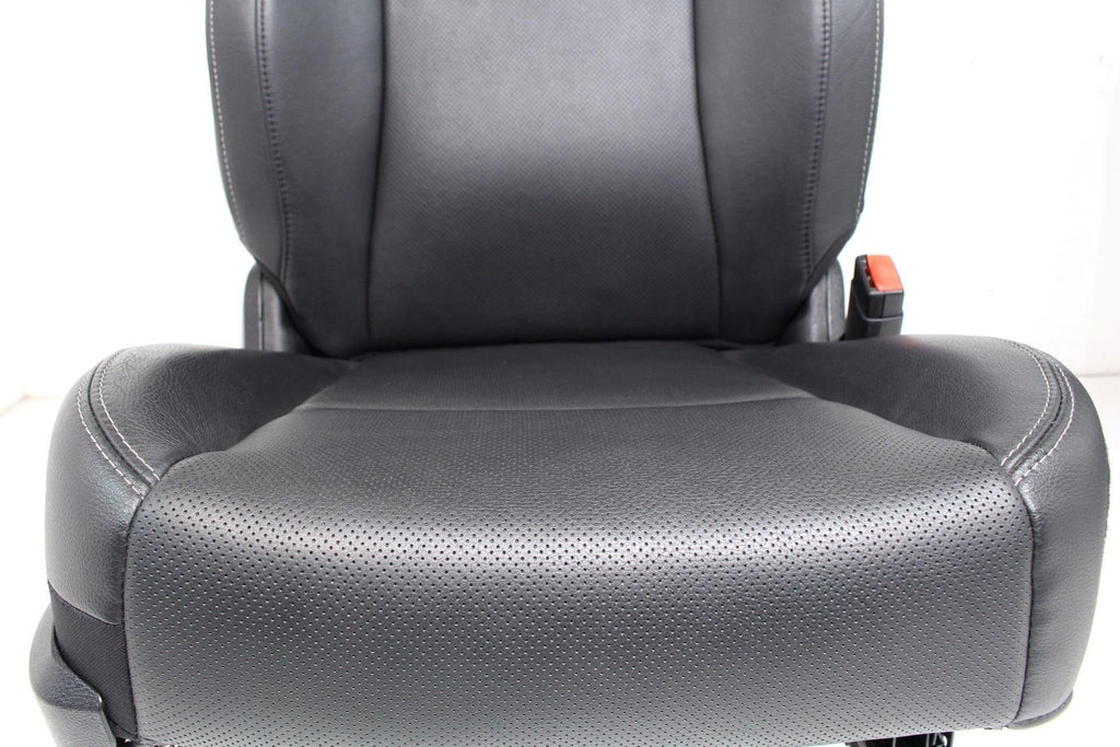 2009 - 2018 Ram Front Seats, Laramie Black Leather w/ Heating & Ventilation OEM