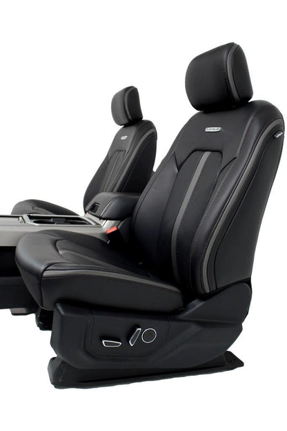 15-22 Ford F150 F250 Platinum Heated Cooled Massage Leather Seat Console Set