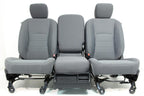 2009 - 2018 Dodge Ram 1500 2500 3500 Grey Cloth Bucket Seats Jump Seat Console